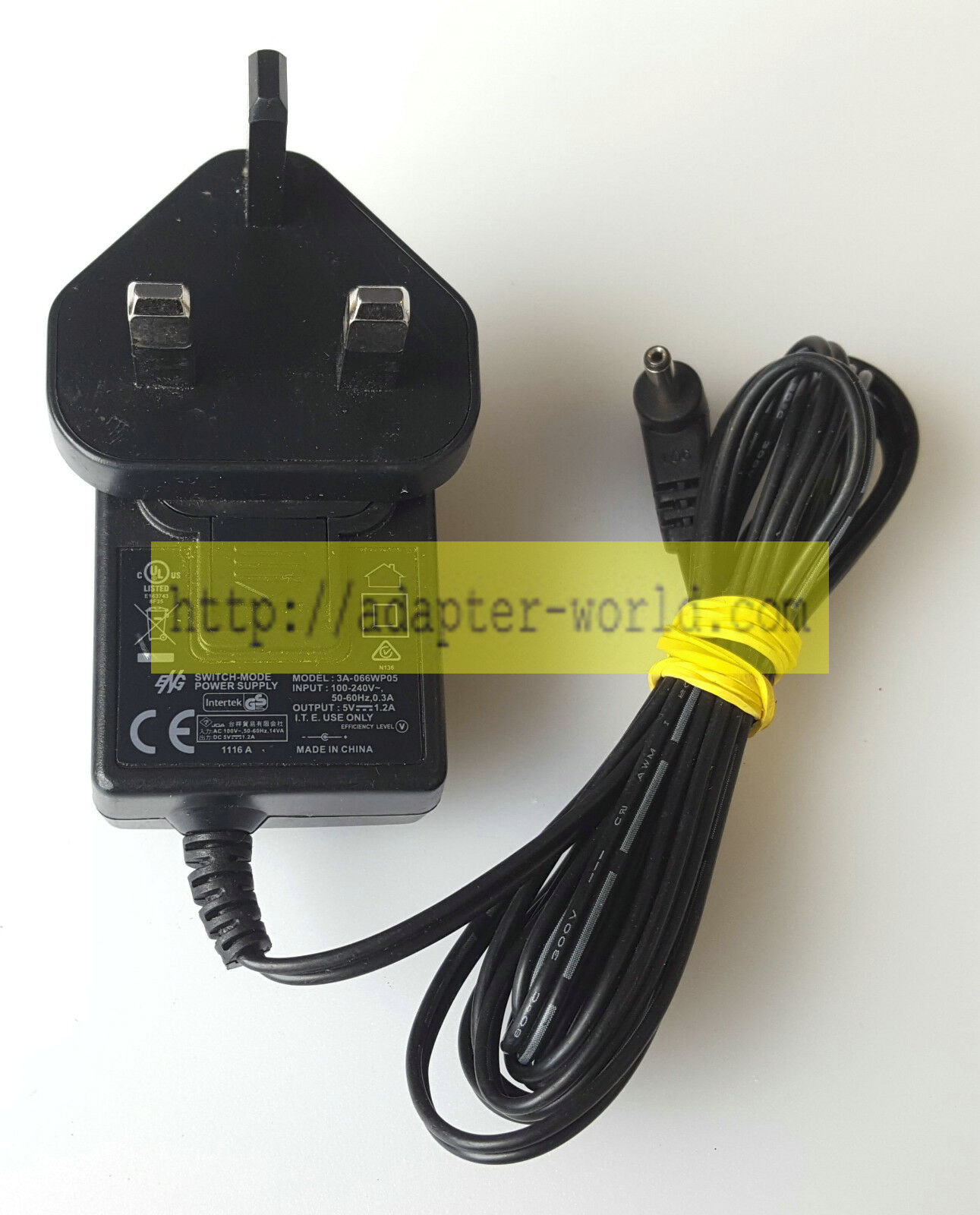 *Brand NEW*ENG 5V 1.2A 3A-066WP05 AC/DC SWITCH-MODE ADAPTER POWER SUPPLY